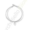 Bracciale Oro Bianco Corda Diamanti Salvini Collezione Minimal Fun