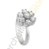 Anello Oro Bianco Diamanti Salvini Collezione Ariel