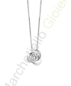 Punto Luce Oro Bianco Diamanti Salvini Collezione Germoglio