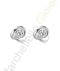 Punto Luce Oro Bianco Diamanti Salvini Collezione Germoglio