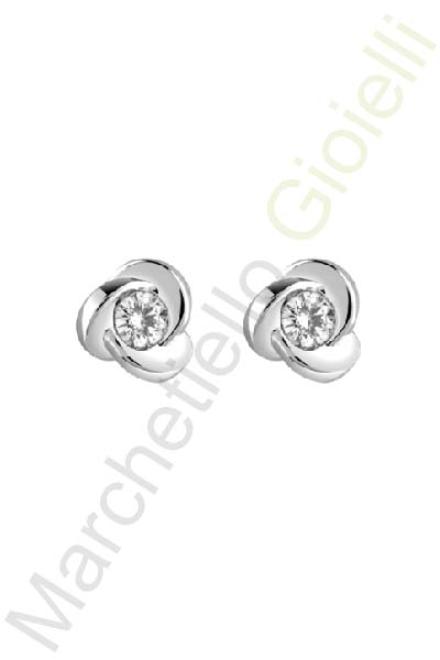 Punto Luce Oro Bianco Diamanti Salvini Collezione Germoglio