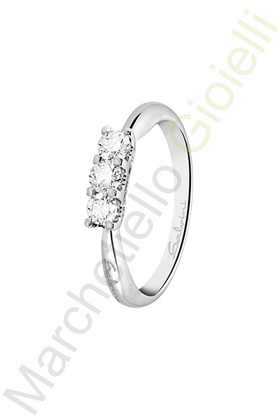 Trilogy Oro Bianco Diamanti Salvini Collezione Desiderio