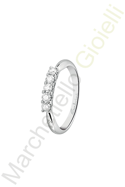 Veretta Oro Bianco Diamanti Salvini Collezione Desiderio