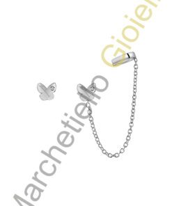 Orecchini Oro Bianco Diamanti Salvini Collezione Be Happy Fashion