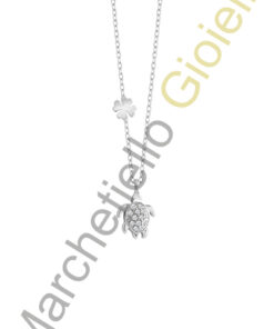 Collana Oro Bianco Diamanti Salvini Collezione Joy And Chic