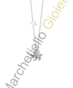 Collana Oro Bianco Diamanti Salvini Collezione Joy And Chic