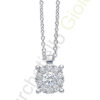 Collana Oro Bianco Diamanti Bliss Collezione Caresse