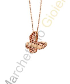 Collana Oro Rosa Diamanti Salvini Collezione Golden Cage