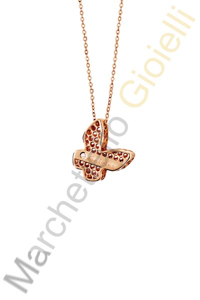 Collana Oro Rosa Diamanti Salvini Collezione Golden Cage