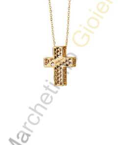 Collana Oro Giallo Diamanti Salvini Collezione Golden Cage