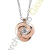 Punto Luce Oro Bianco Rosa Diamanti Salvini Collezione Pochette
