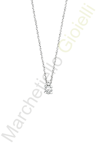 Punto Luce Oro Bianco Diamanti Salvini Collezione Anversa