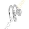 Anello Oro Bianco Diamanti Salvini Collezione Precious Loop