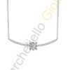 Collana Oro Bianco Diamanti Salvini Collezione Essential