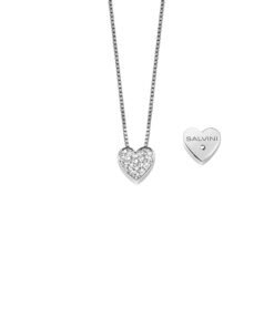 Collana Oro Bianco Diamanti Salvini Collezione I Segni