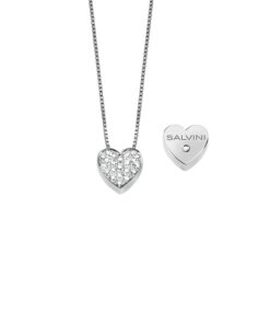 Collana Oro Bianco Diamanti Salvini Collezione I Segni