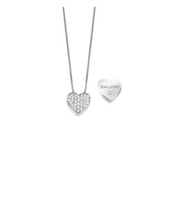 Collana Oro Bianco Diamanti Salvini Collezione I Segni