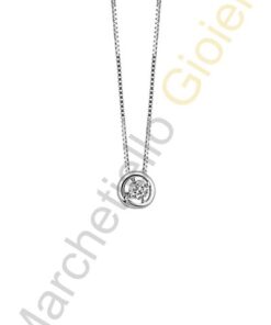 Punto Luce Oro Bianco Diamanti Salvini Collezione Primo Bacio