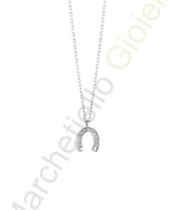 Collana Oro Bianco Diamanti Salvini Collezione Be Happy