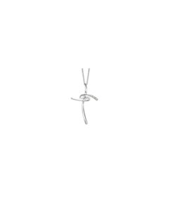 Croce Oro Bianco Diamanti Bliss Collezione Le Croci