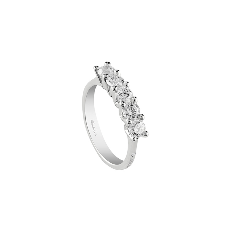 Veretta Oro Bianco Diamanti Salvini Collezione Virginia
