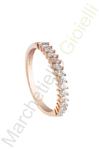 Veretta Oro Rosa Diamanti Salvini Collezione Sunrise