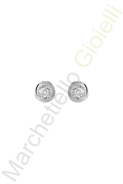 Punto Luce Oro Bianco Diamanti Salvini Collezione Poesia