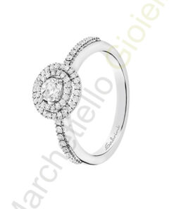 Anello Oro Bianco Diamanti Salvini Collezione Catherine