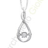 Collana Oro Bianco Diamanti Bliss Collezione Moving Light