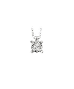 Punto Luce Oro Bianco Diamanti Bliss Collezione Rugiada