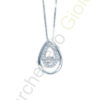 Collana Oro Bianco Diamanti Bliss Collezione Moving Light