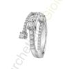 Anello Oro Bianco Diamanti Salvini Collezione Constellations