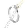 Solitario Oro Bianco Diamanti Salvini Collezione Virginia