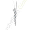 Collana Argento Bianco Zirconi Bliss Collezione Royale