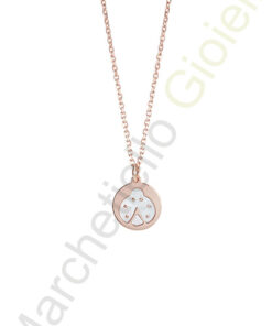 Collana Argento Rosa Madreperla Bliss Collezione Coccole