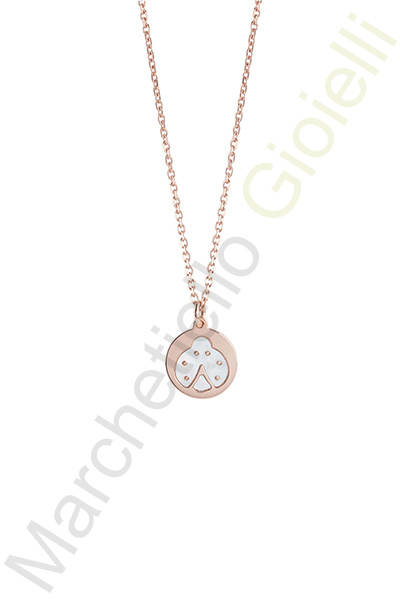 Collana Argento Rosa Madreperla Bliss Collezione Coccole