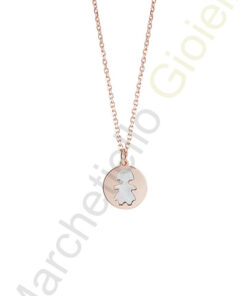Collana Argento Rosa Madreperla Bliss Collezione Coccole