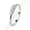 Trilogy Oro Bianco Diamanti Bliss Collezione Sentimento