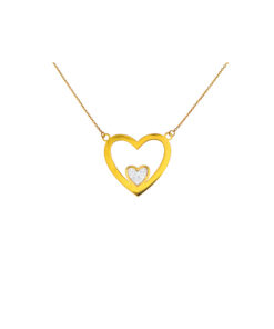 Collana Oro Bianco Giallo Bliss Collezione Mon Amour