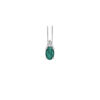 Collana Oro Bianco Diamanti Smeraldo Bliss Collezione Rugiada Colors