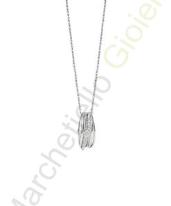 Collana Oro Bianco Diamanti Bliss Collezione Fascino
