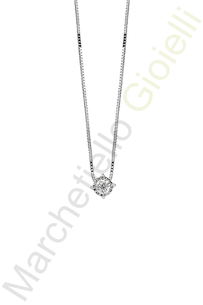 Punto Luce Oro Bianco Diamanti Bliss Collezione Lumina