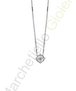 Punto Luce Oro Bianco Diamanti Bliss Collezione Lumina