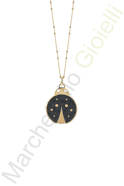 Collana Ottone Giallo Bliss Collezione Glittermania