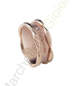 Anello Oro Rosa Diamanti Salvini Collezione Sunny