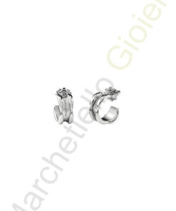 Orecchini Oro Bianco Diamanti Salvini Collezione Sunny