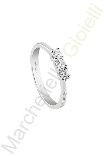 Trilogy Oro Bianco Diamanti Salvini Collezione Virginia