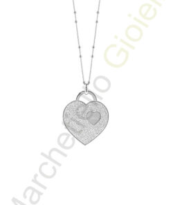 Collana Ottone Bianco Bliss Collezione Glittermania
