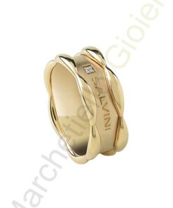 Anello Oro Giallo Diamanti Salvini Collezione Sunny