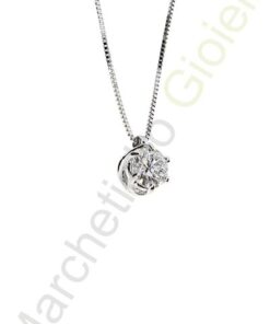 Punto Luce Oro Bianco Diamanti Salvini Collezione Lavinia